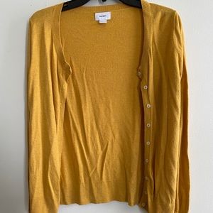 Mustard cardigan